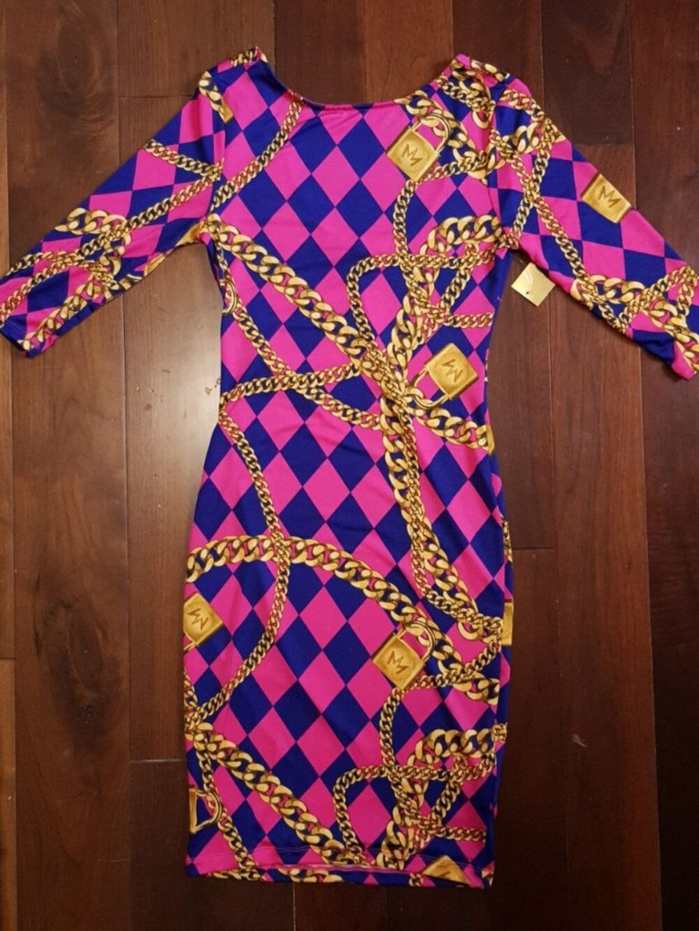 Nicki Minaj Chain Print Dress